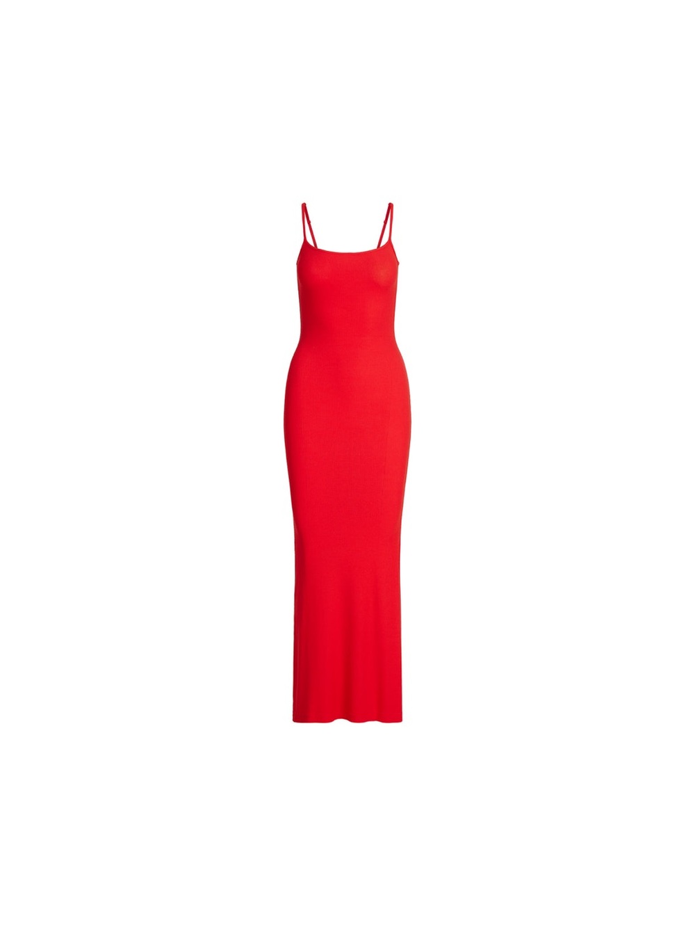 SKIMS Soft Lounge Long Slip Dress in Cherry - Picture 6 of 8